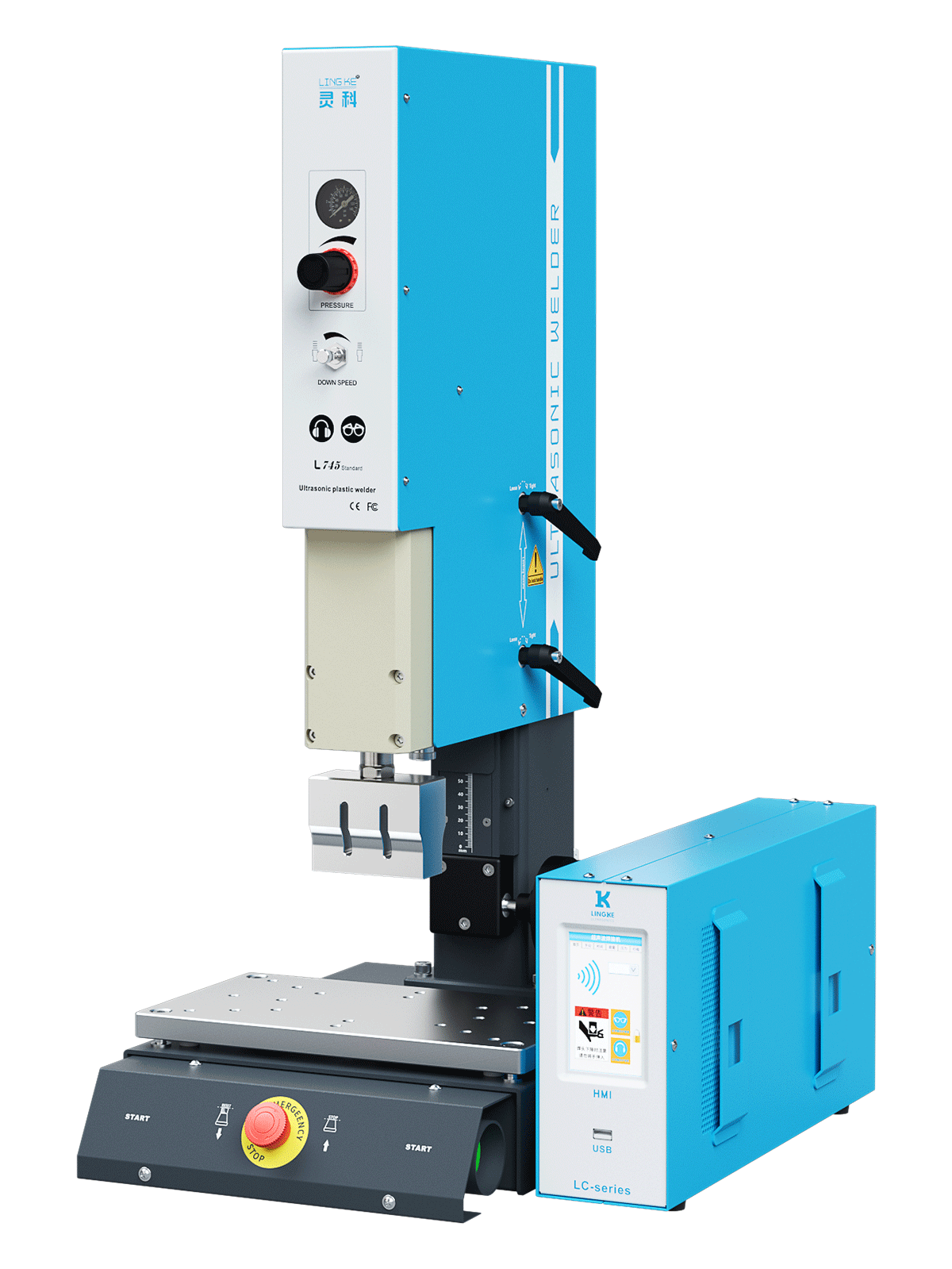靈科超聲波塑料焊接機 30kHz-1200W L745 Standard 數(shù)字
